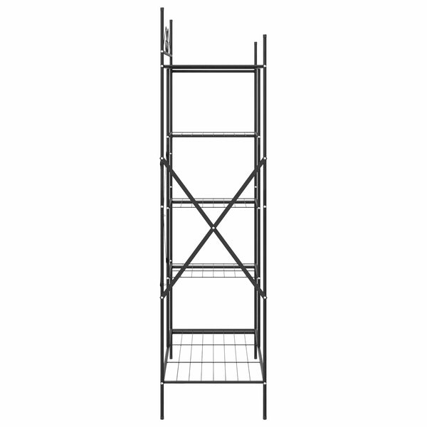 Offener Kleiderschrank Schwarz Stahl 104,5cm