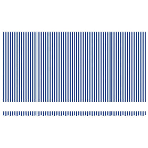 Einziehbare Markise Blau und Weiß 600 x 300 cm