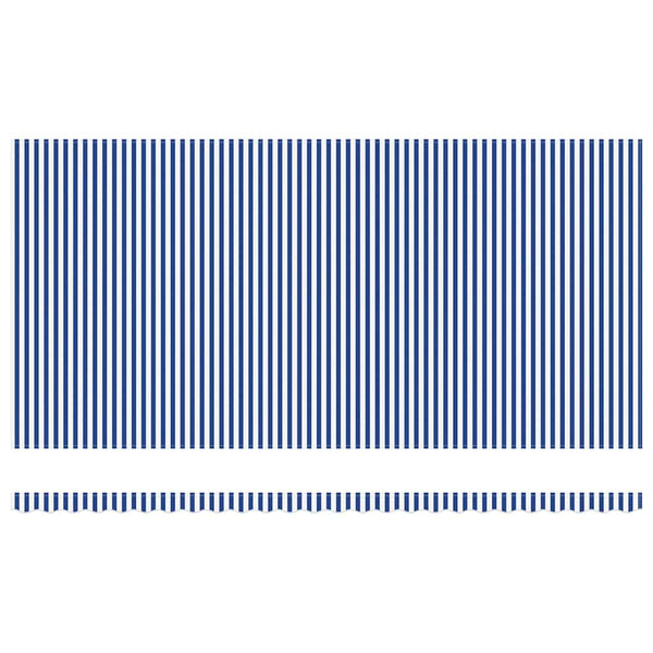 Einziehbare Markise Blau und Weiß 600 x 300 cm