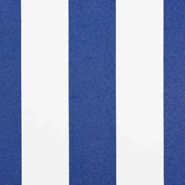 Einziehbare Markise Blau und Weiß 450 x 300 cm