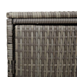 Mülltonnenbox Grau Polyethylen 65x80x115 cm