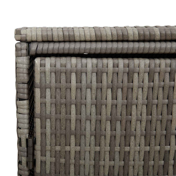 Mülltonnenbox Grau Polyethylen 65x80x115 cm