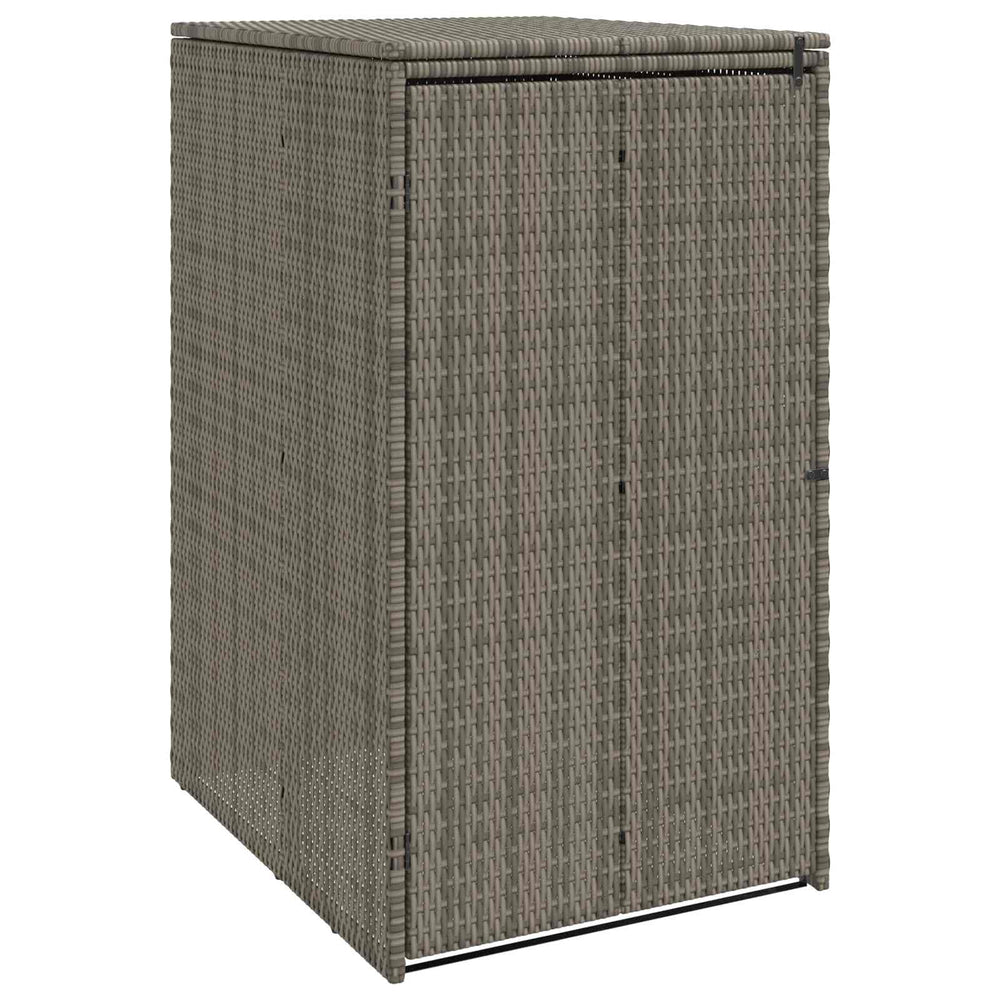 Mülltonnenbox Grau Polyethylen 65x80x115 cm