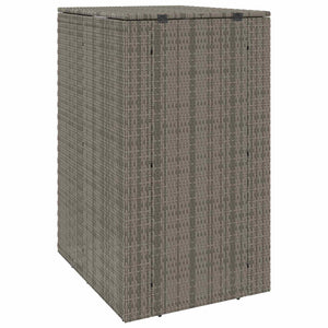 Mülltonnenbox Grau Polyethylen 65x80x115 cm