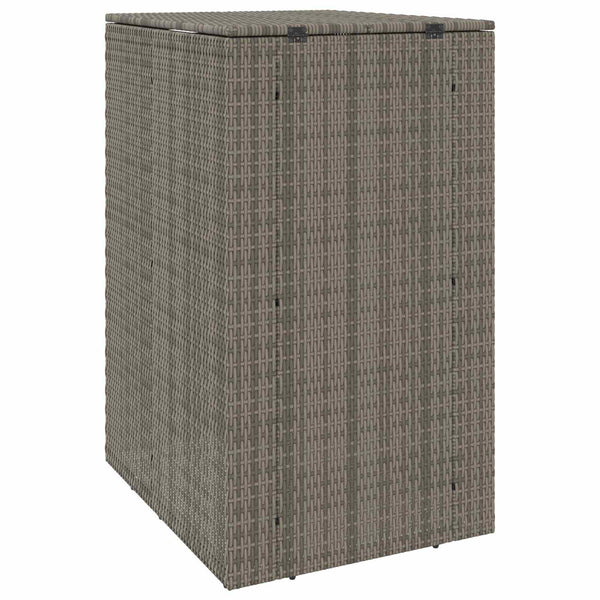 Mülltonnenbox Grau Polyethylen 65x80x115 cm