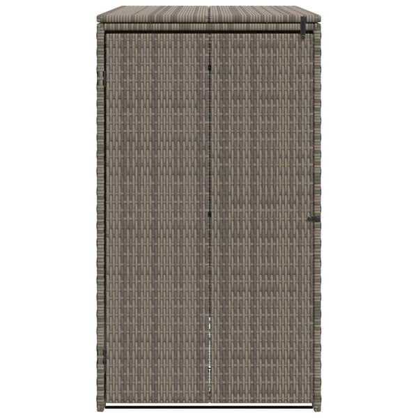 Mülltonnenbox Grau Polyethylen 65x80x115 cm