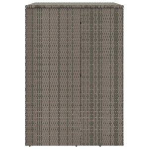 Mülltonnenbox Grau Polyethylen 65x80x115 cm
