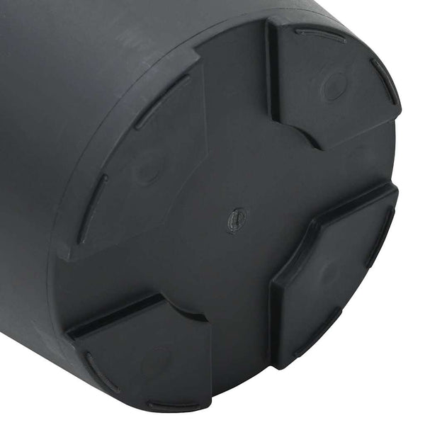 Schwarze Blumentöpfe, 6er-Set, Ø 19cm