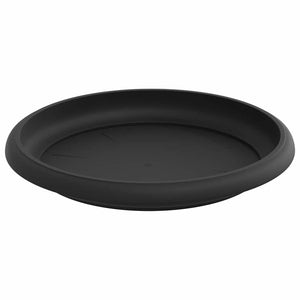 Schwarze Blumentöpfe, 6er-Set, Ø 19cm