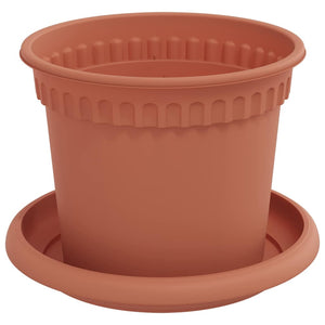Blumentöpfe Ziegelrot 12,5 cm - 24er Set