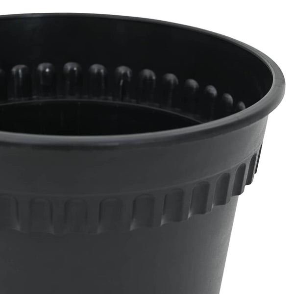 Blumentöpfe Schwarz 24er Set Ø12,5cm