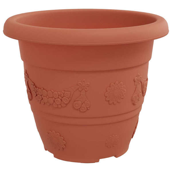Blumentöpfe Ziegelrot 6 Stk. Ø 22cm