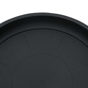 Schwarze Blumentöpfe 6er-Set, Ø 26cm