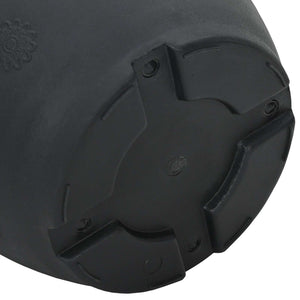 Blumentöpfe Schwarz 22 cm, 24er Set