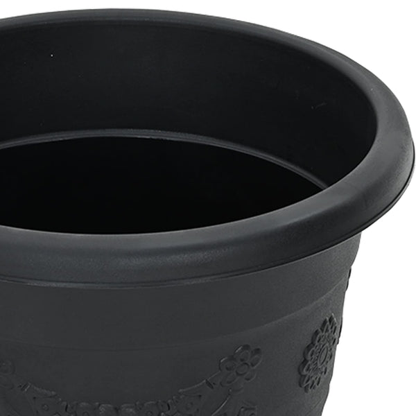 Blumentöpfe Schwarz 30x25cm, 24er Set