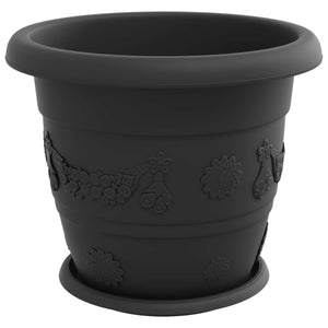 Blumentöpfe Schwarz 34 cm - 24er Set