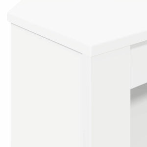 Eck-TV-Schrank Weiß 102 cm