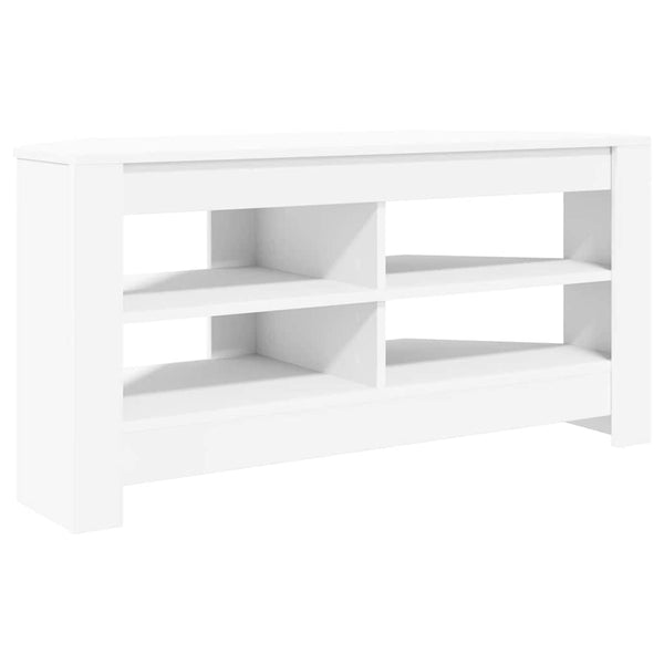 Eck-TV-Schrank Weiß 102 cm