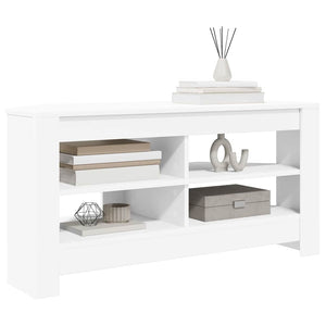 Eck-TV-Schrank Weiß 102 cm
