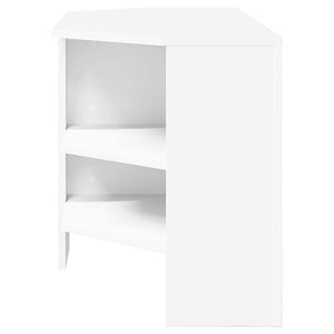 Eck-TV-Schrank Weiß 102 cm