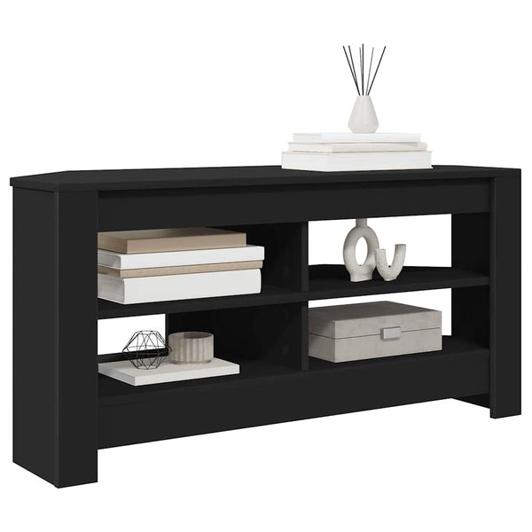 Eck-TV-Schrank Schwarz 102 cm