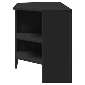 Eck-TV-Schrank Schwarz 102 cm