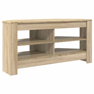 Meuble TV d'angle vidaXL en aggloméré coloris chêne Sonoma 102 x 40,5 x 45 cm