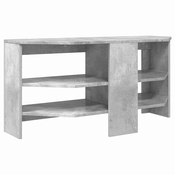 Eck-TV-Schrank, Betongrau, 102 cm
