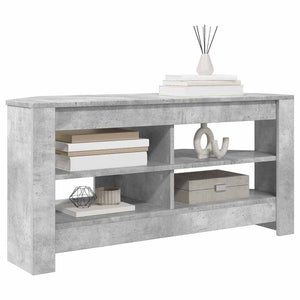 Eck-TV-Schrank, Betongrau, 102 cm