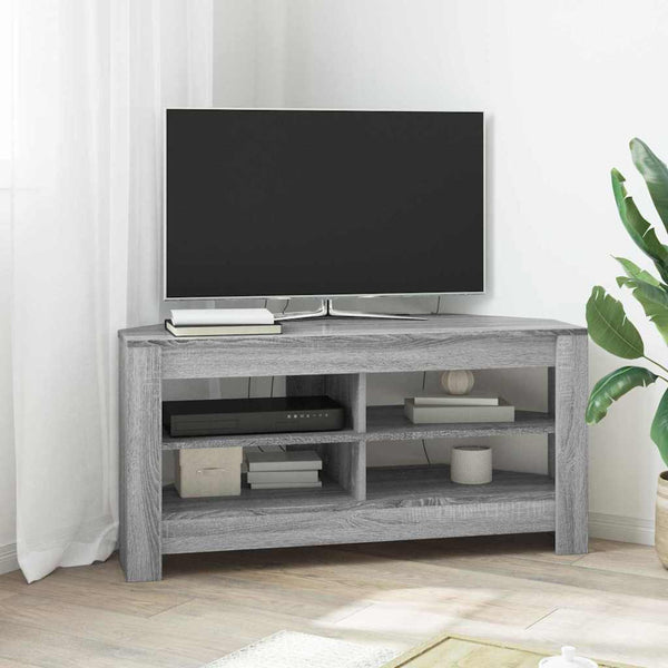 Eck-TV-Schrank Grau Sonoma 102 cm
