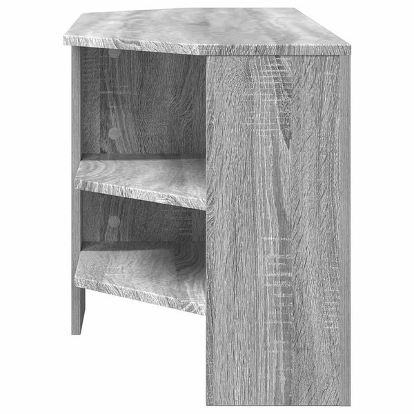 Eck-TV-Schrank Grau Sonoma 102 cm