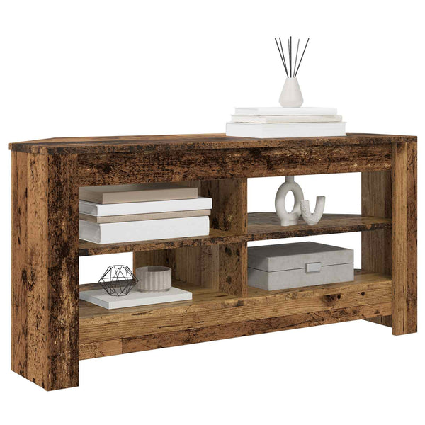 Eck-TV-Schrank Altholz 102 cm