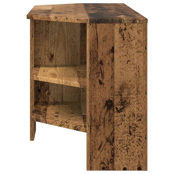 Eck-TV-Schrank Altholz 102 cm
