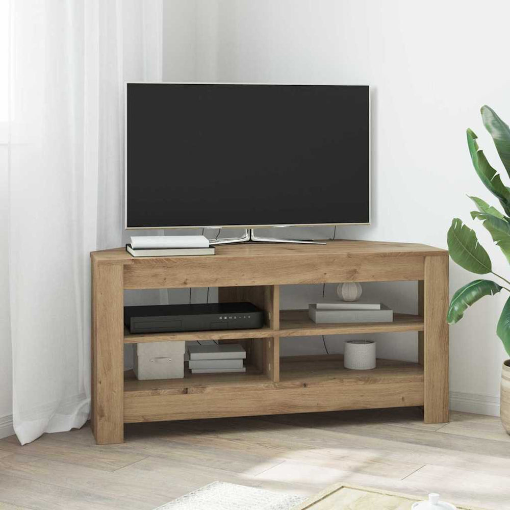 Eck-TV-Schrank Artisan Eiche 102 cm