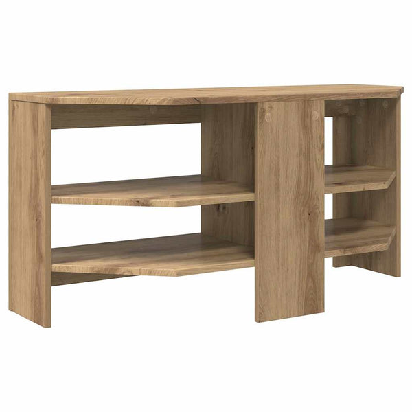 vidaXL Meuble TV d'angle chêne artisanal 102 x 40,5 x 45 cm bois d'ingénierie