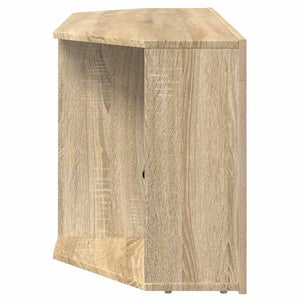 Eck-TV-Schrank mit LED Sonoma Eiche