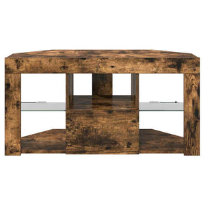 Eck-LED-TV-Schrank Geräucherte Eiche 100cm