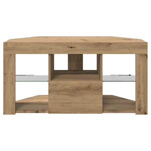 Eck-TV-Schrank mit LED Artisan Eiche 100cm