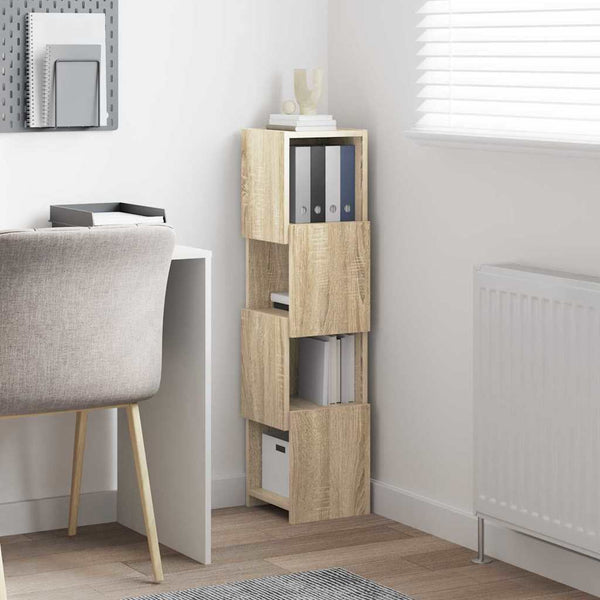 vidaXL Meuble d'angle chêne Sonoma 25,5x25x102 cm Bois d'ingénierie