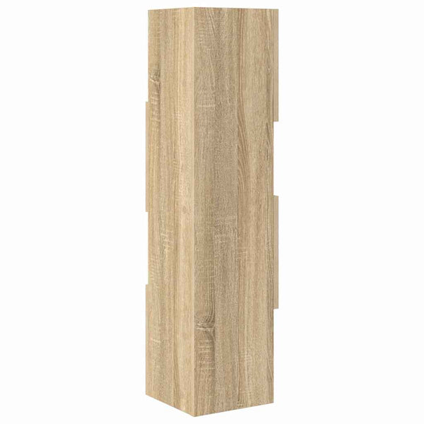 vidaXL Meuble d'angle chêne Sonoma 25,5x25x102 cm Bois d'ingénierie