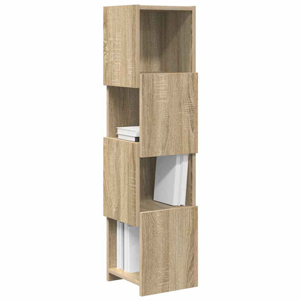 vidaXL Meuble d'angle chêne Sonoma 25,5x25x102 cm Bois d'ingénierie