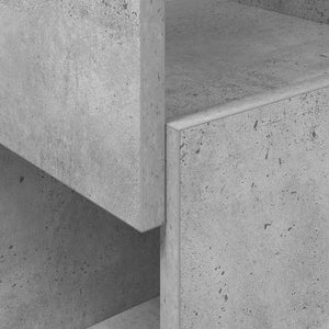 Eckschrank Beton Grau 102cm