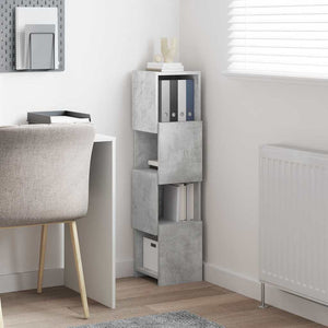 Eckschrank Beton Grau 102cm