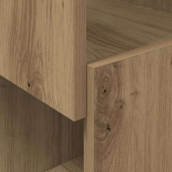 vidaXL Meuble d'angle chêne artisan 25,5x25x102 cm en bois d'ingénierie