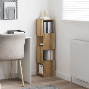 vidaXL Meuble d'angle chêne artisan 25,5x25x102 cm en bois d'ingénierie