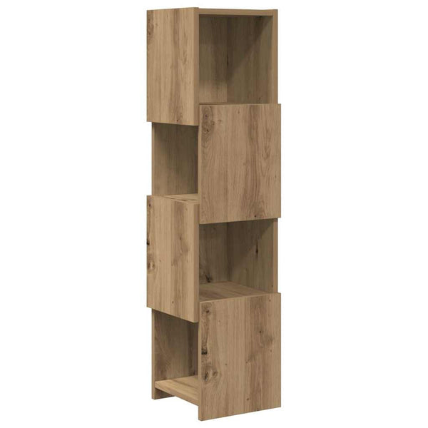 vidaXL Meuble d'angle chêne artisan 25,5x25x102 cm en bois d'ingénierie
