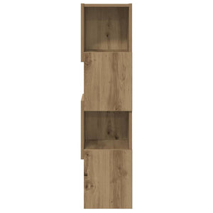 vidaXL Meuble d'angle chêne artisan 25,5x25x102 cm en bois d'ingénierie