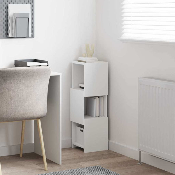 vidaXL Armoire d'angle 25,5x25x80 cm Bois d'ingénierie