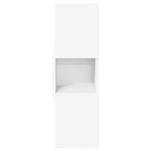 vidaXL Armoire d'angle 25,5x25x80 cm Bois d'ingénierie