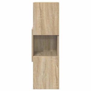 vidaXL Armoire d'angle Chêne Sonoma 25,5x25x80 cm Bois d'ingénierie